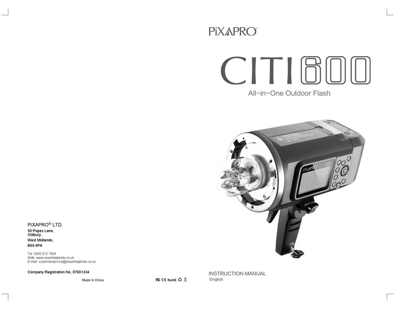 Pixapro CITI600 instruction manual