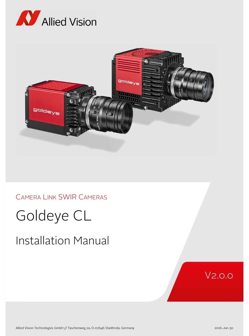 Allied Vision Goldeye CL installation manual