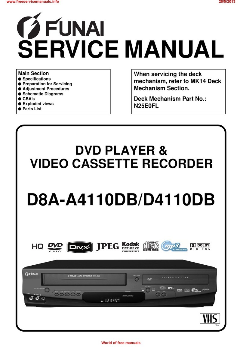 FUNAI D8A-A4110DB Service manual