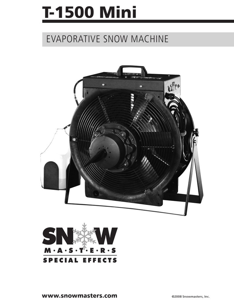 Snow Masters T-1500 Mini User manual