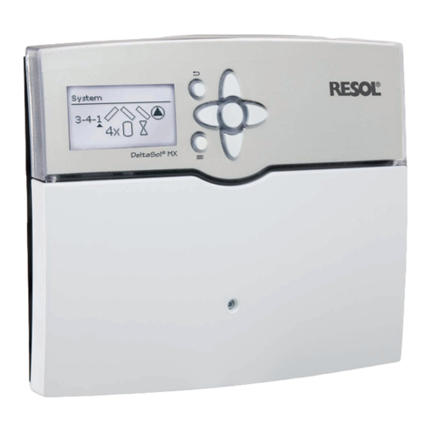 Resol DeltaSol MX User manual