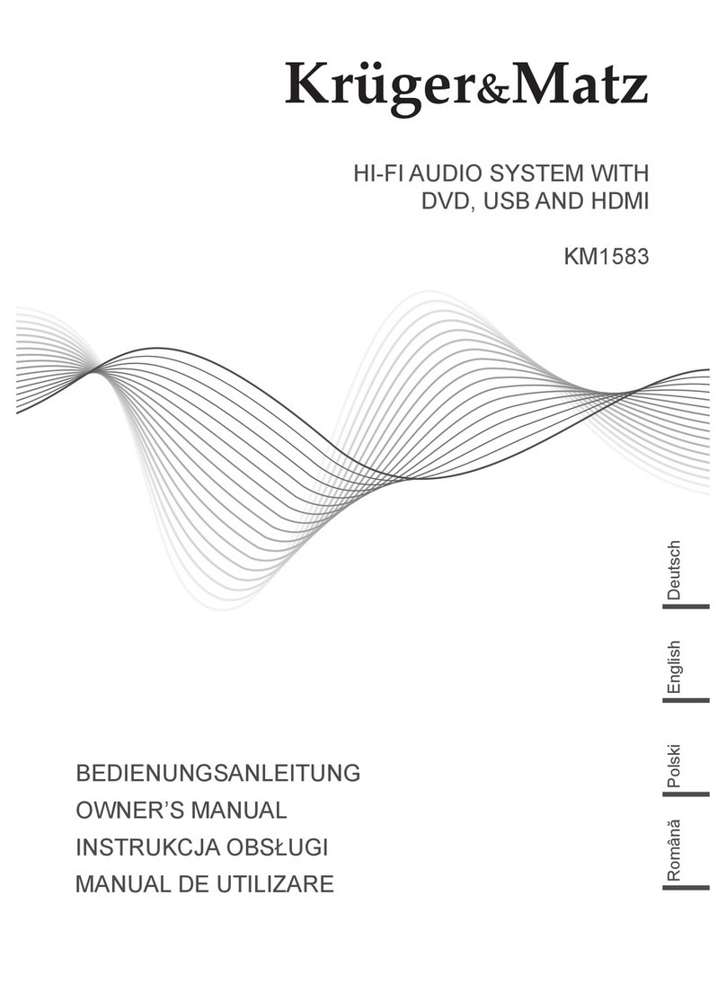 Kruger&Matz KM1583 User manual