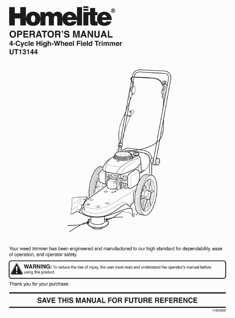 Homelite UT13144 User manual