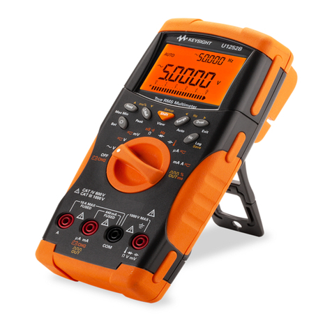 Keysight U1251 quick start guide