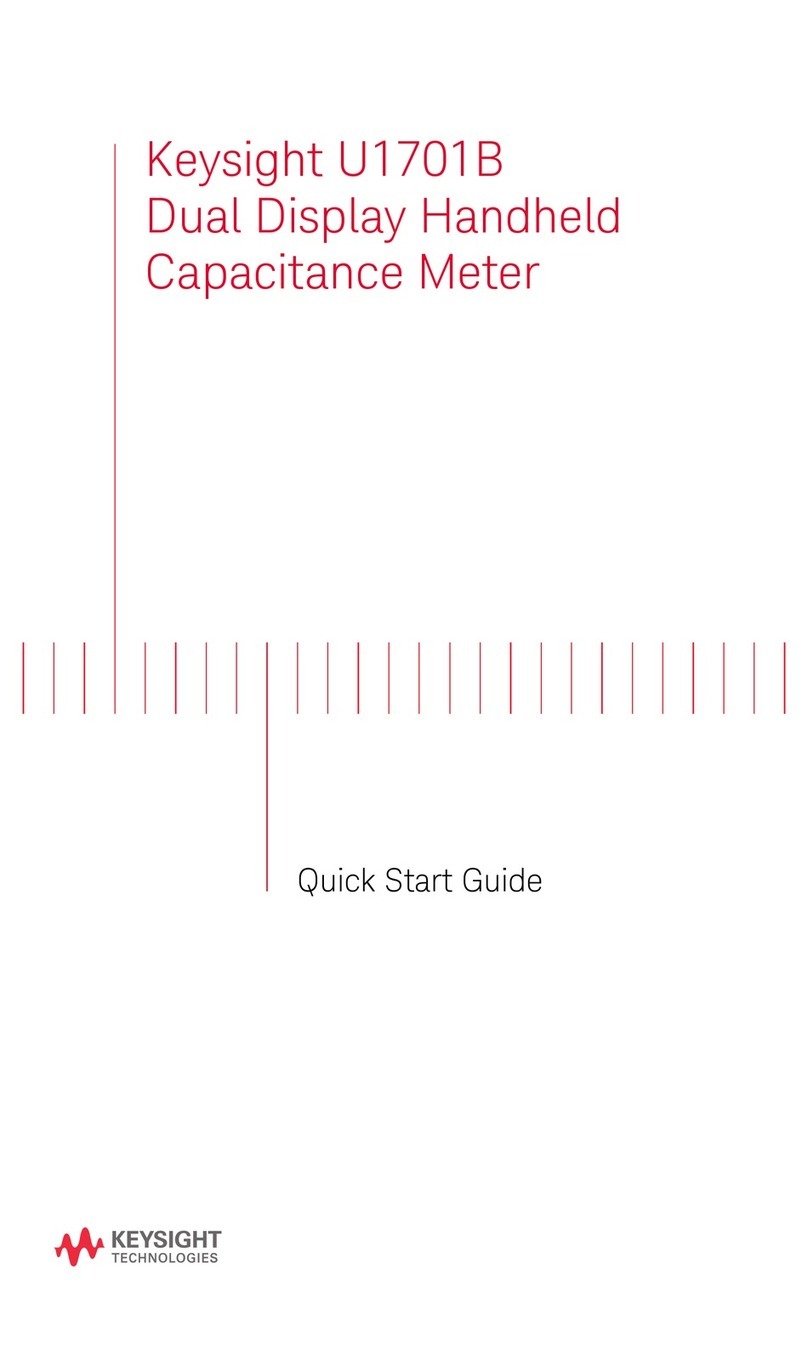 Keysight u1701b quick start guide