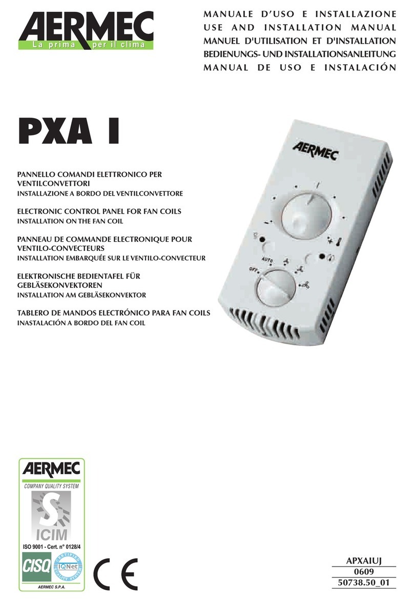 AERMEC PXA I Technical specifications