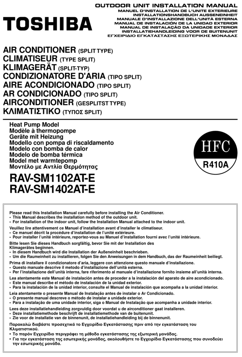 Toshiba RAV-SM1102AT-E User manual
