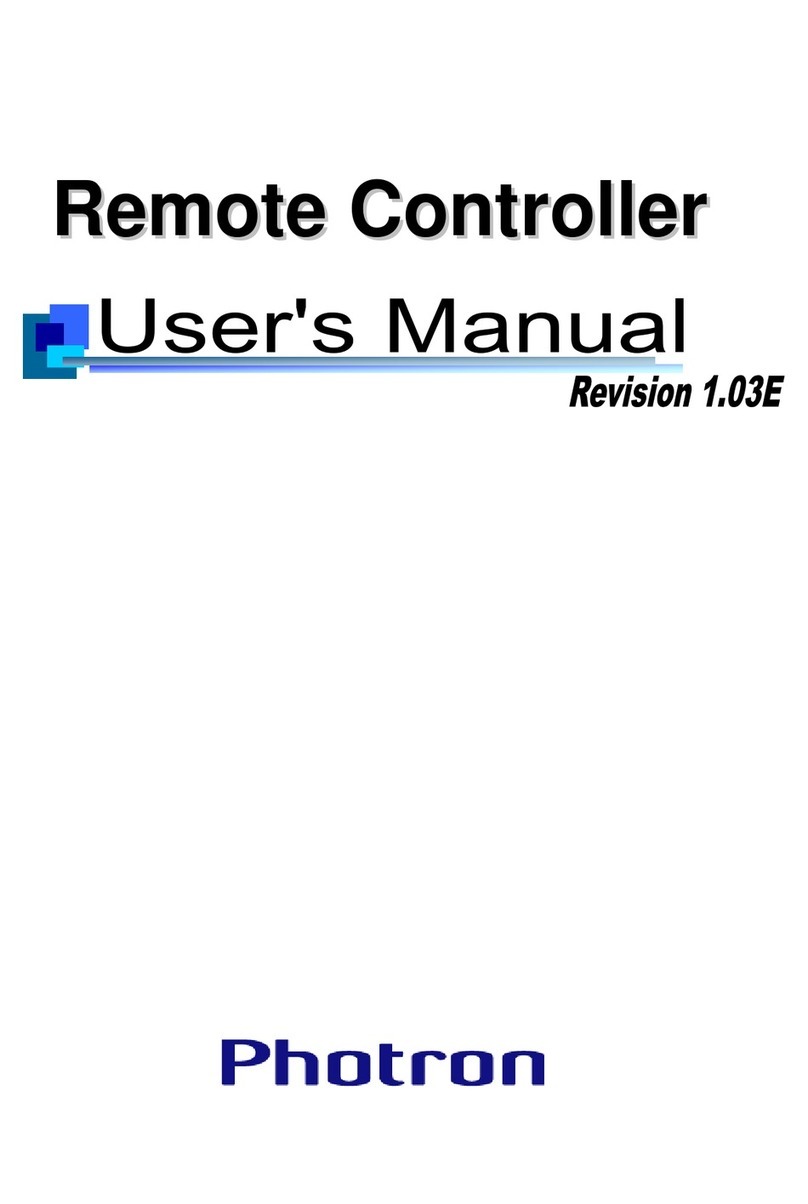 Photron Revision 1.03E user manual
