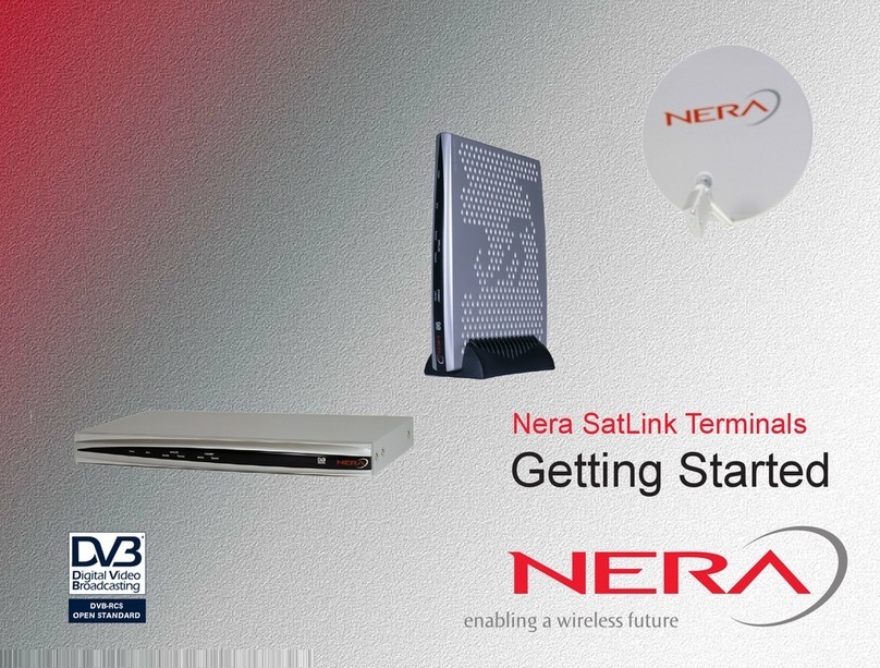 Nera SatLink 1000 User manual Nera SatLink 1000 User manual