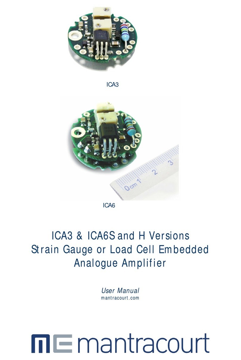 Mantracourt ICA3 user manual
