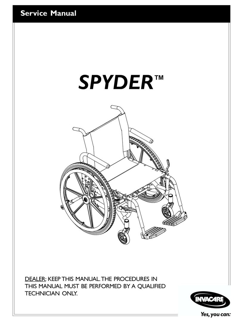 Invacare Spyder User manual