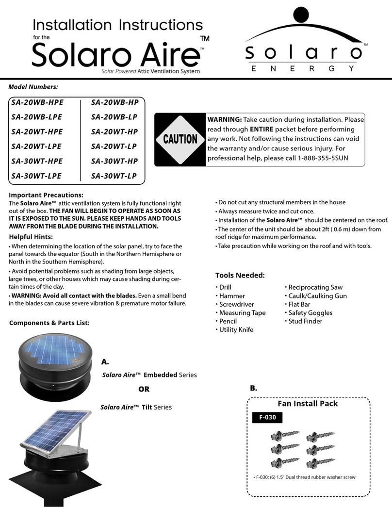 Solaro Energy SA-20WB-HPE installation instructions