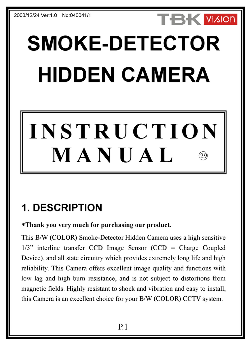 TBK vision RYK2611 User manual