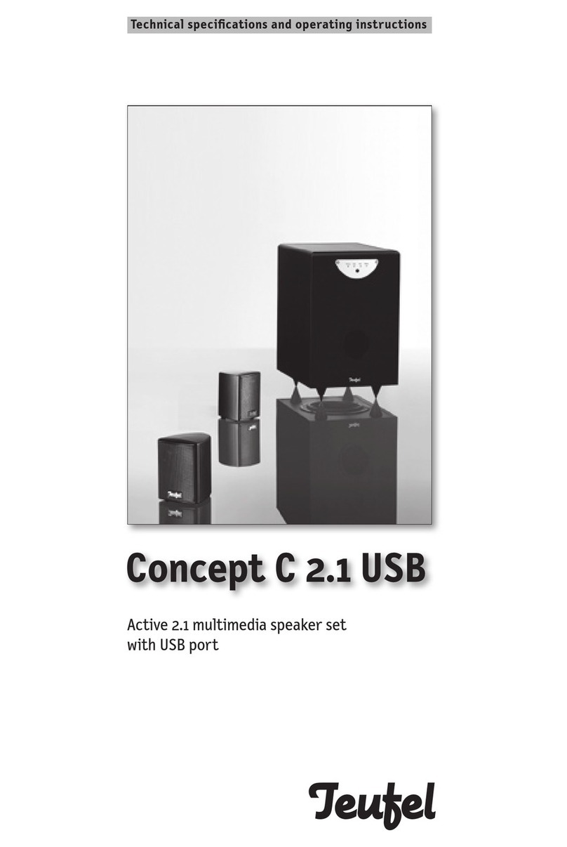 Teufel Concept C 2.1 USB User manual
