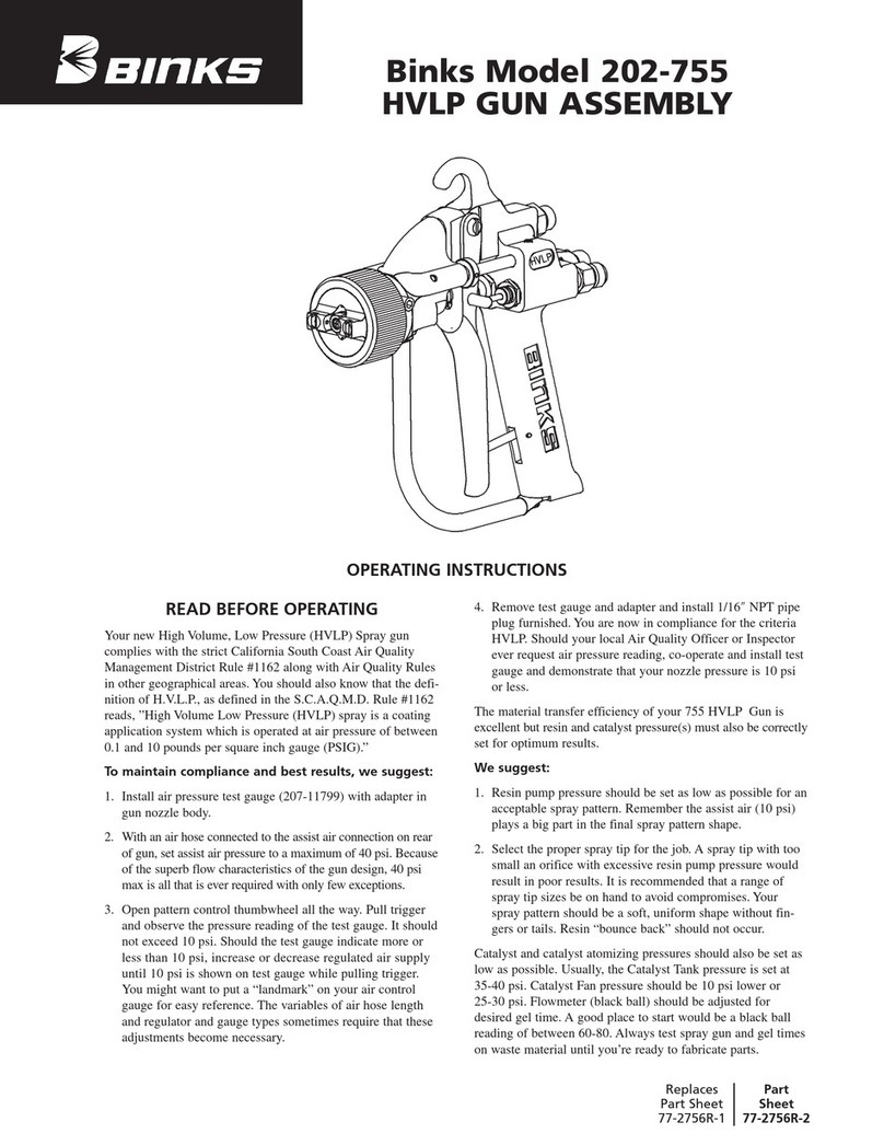 Binks 202-755 User manual