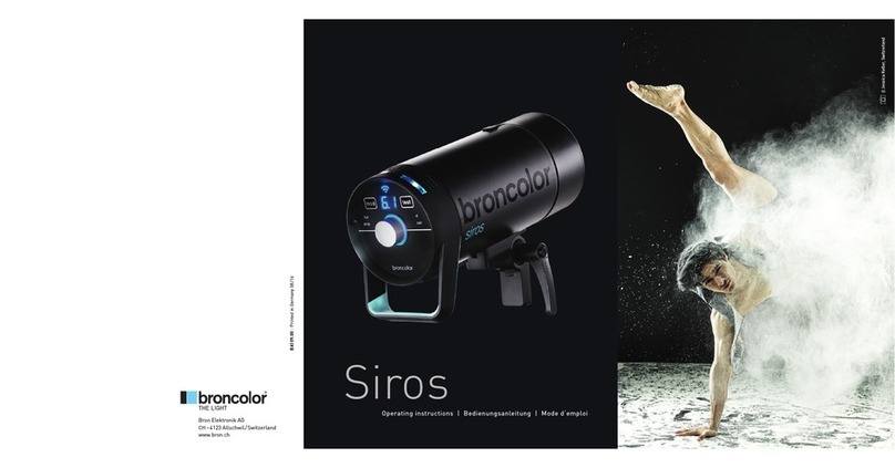 Broncolor Siros operating instructions