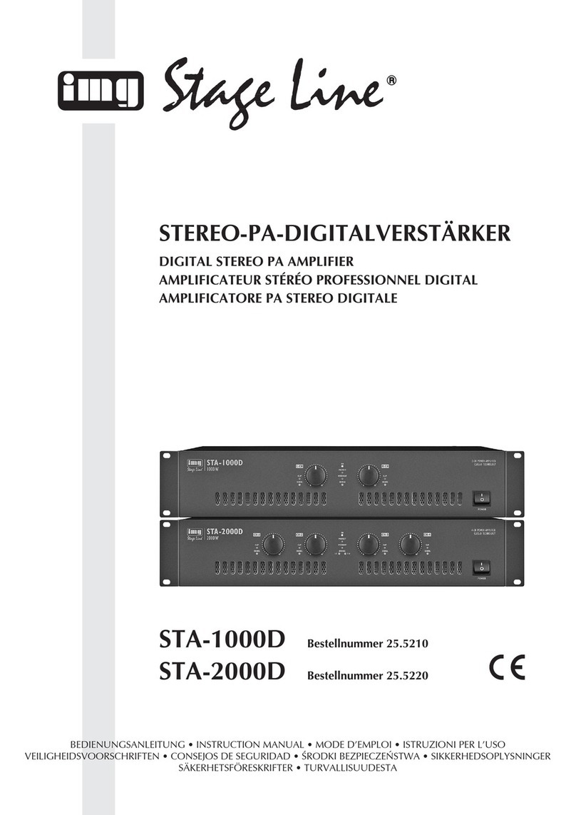 IMG STAGE LINE STA-1000D User manual