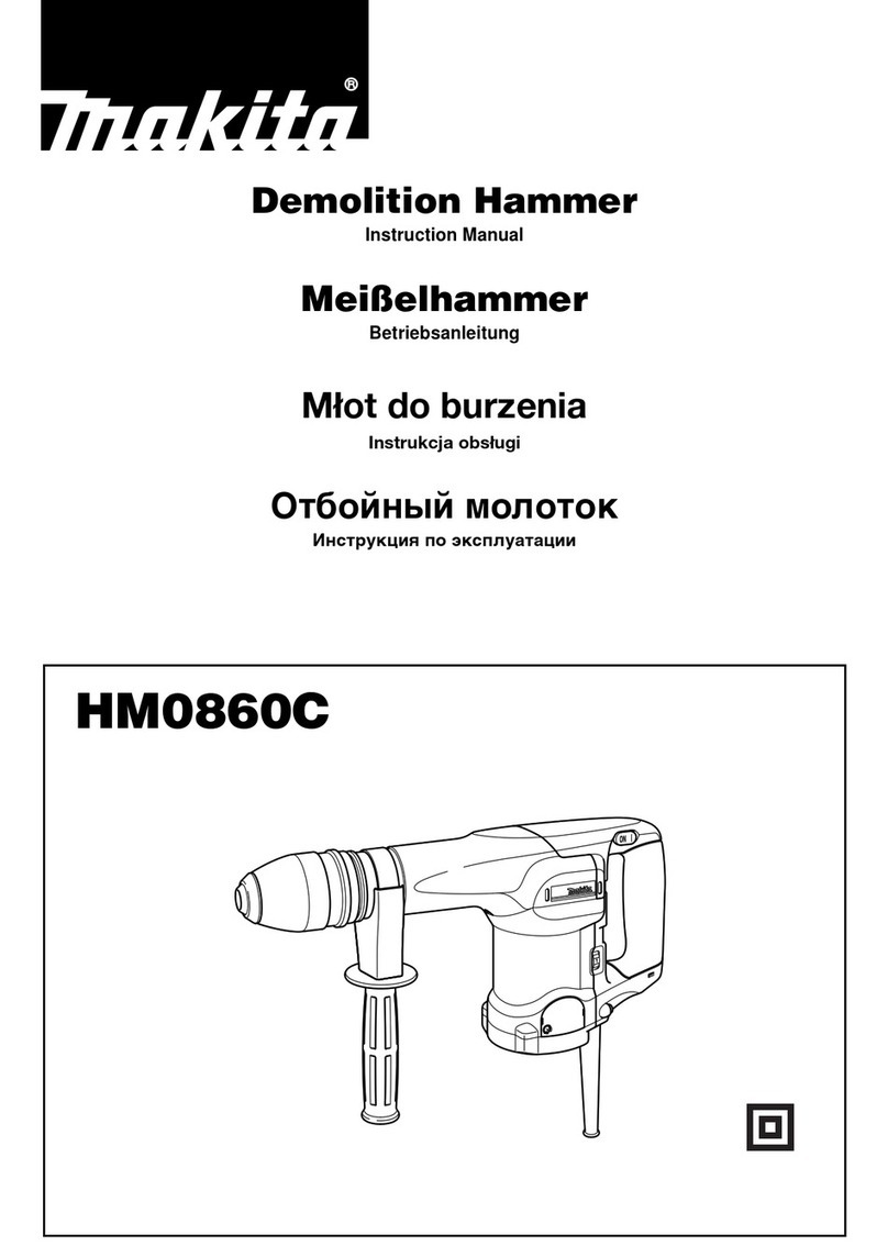 Makita HM0860C instruction manual