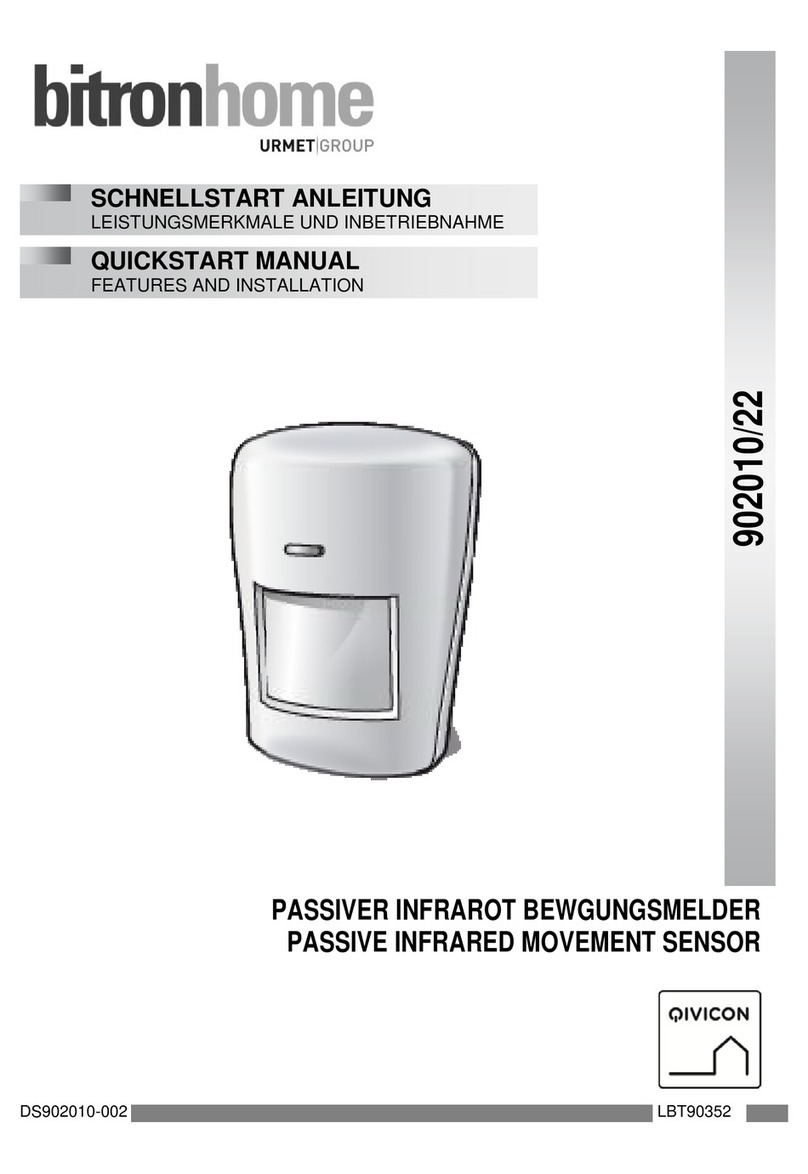 BitronHome 902010/22 Quick start manual