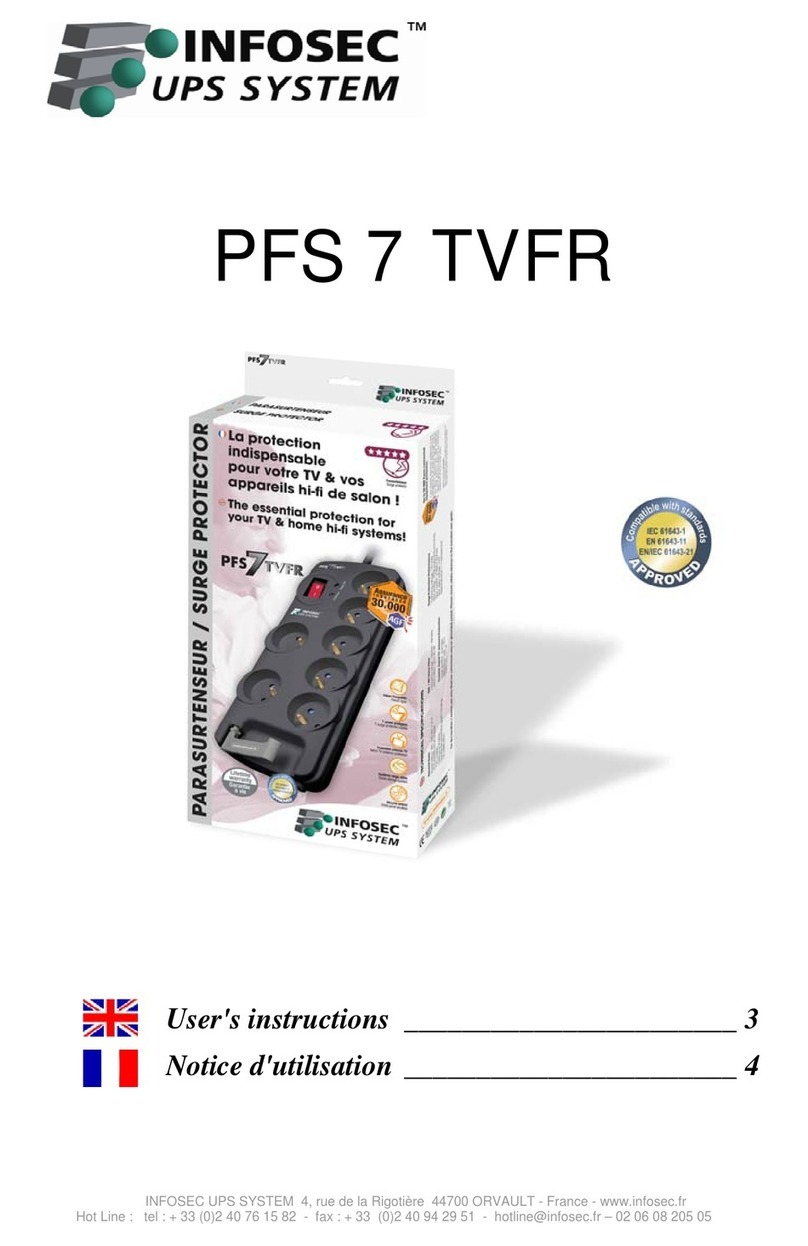 INFOSEC PFS 7 TVFR User instructions