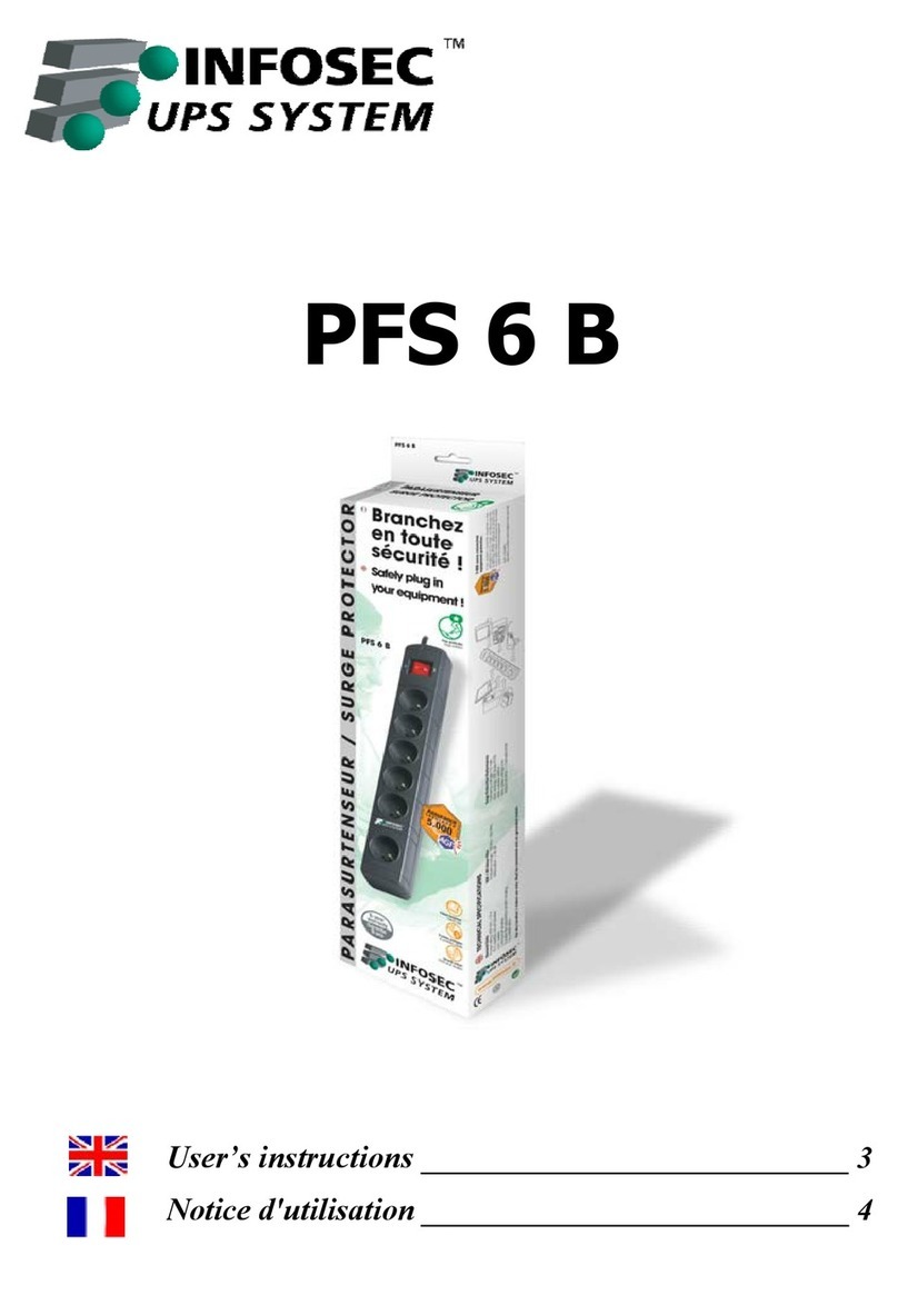 INFOSEC PFS 6 B User manual