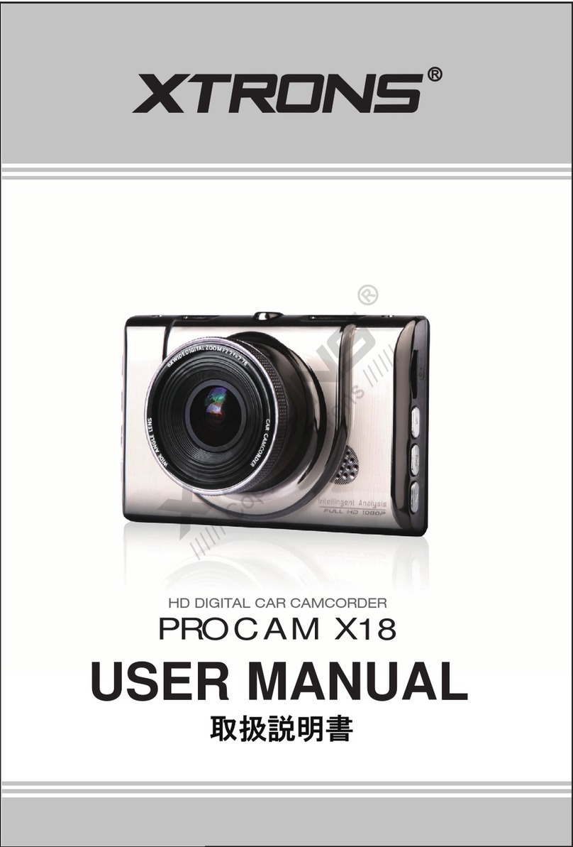 Xtrons PROCAM X18 user manual