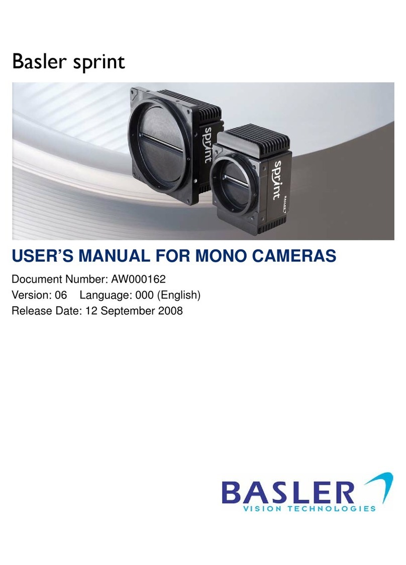Basler Vision Technologies Sprint Series user manual