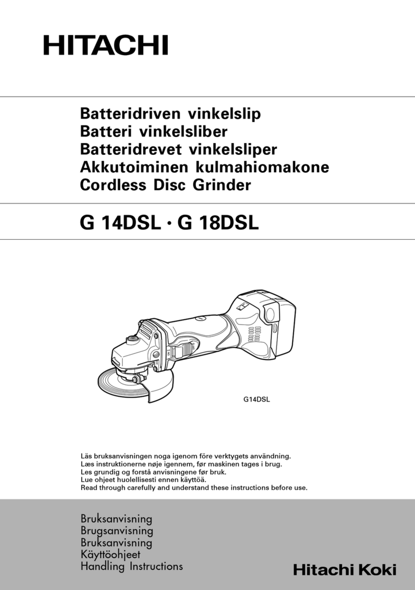 Hitachi G 14DSL Instructions for use