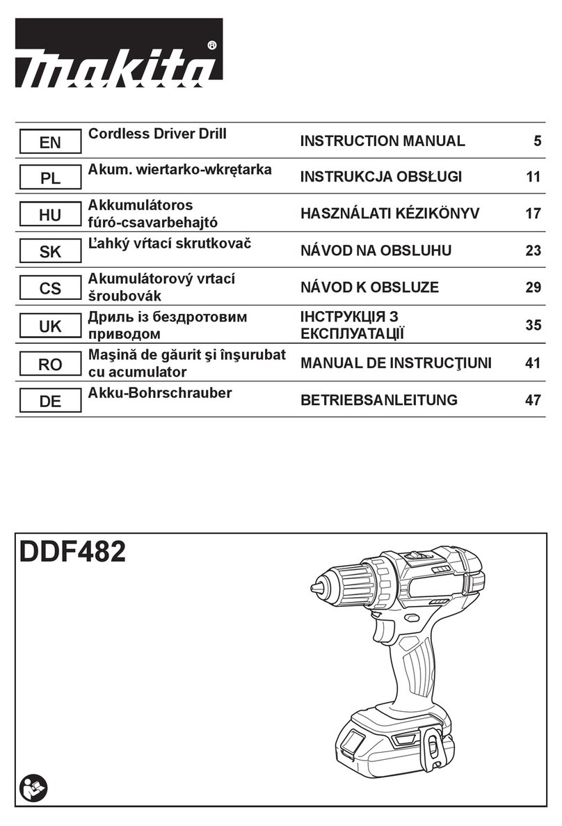 Makita DDF482 User manual