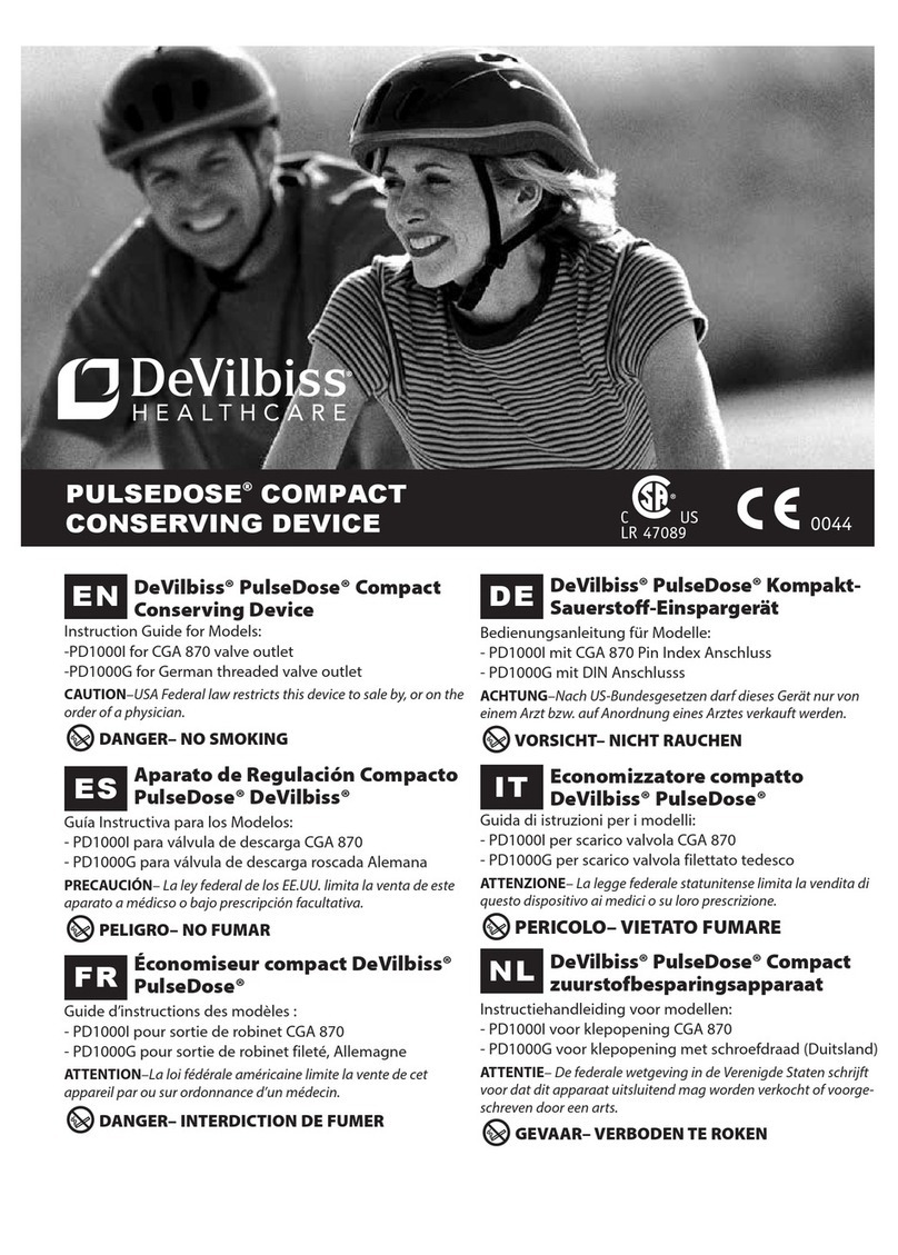 DeVilbiss PulseDose PD1000I Instruction guide DeVilbiss PulseDose PD1000I Instruction guide