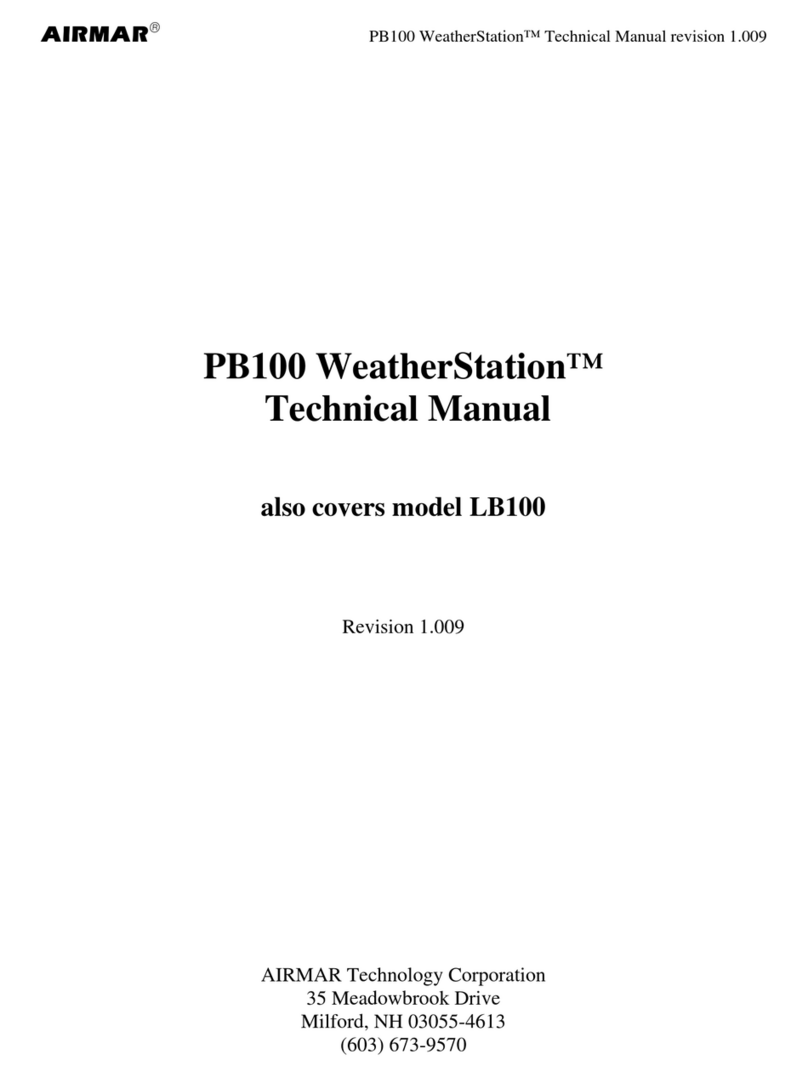 Airmar PB100 WeatherStation Technical manual
