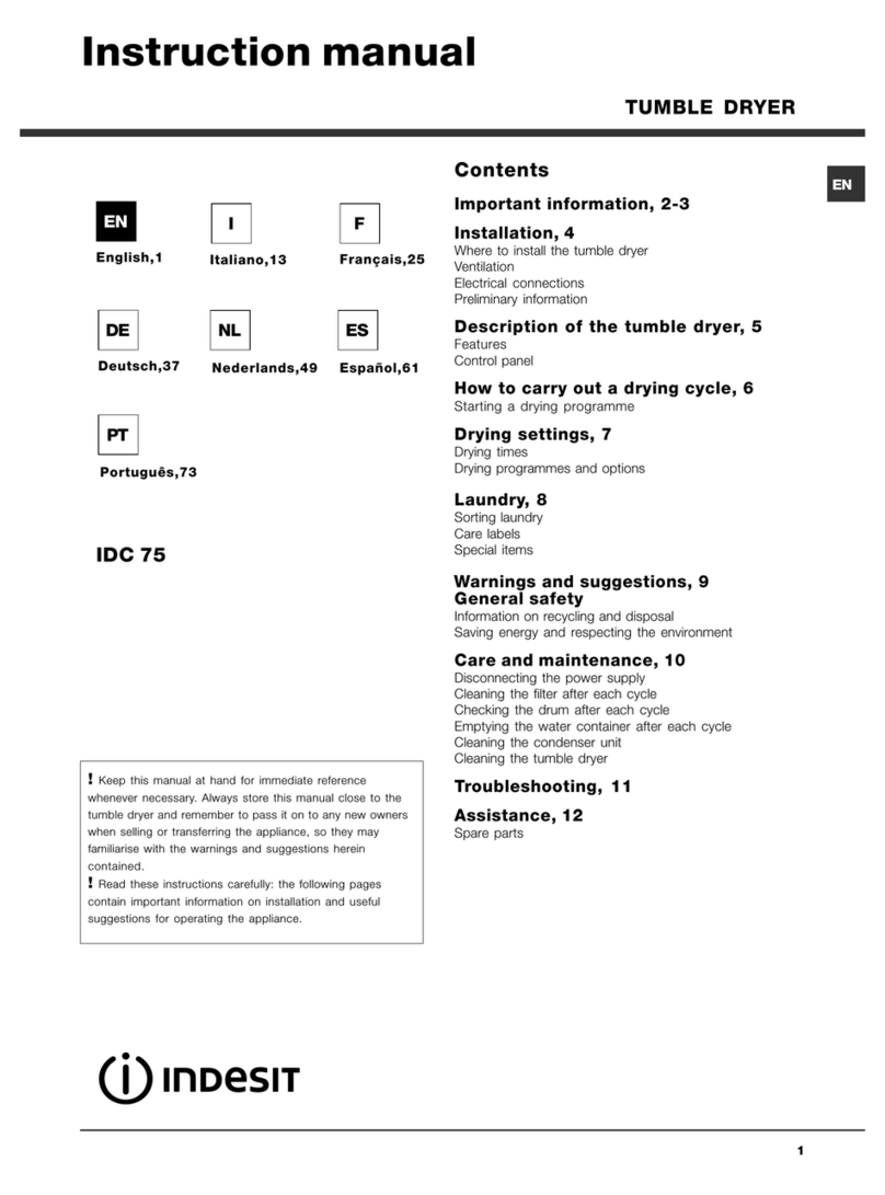 Indesit IDC 75 User manual