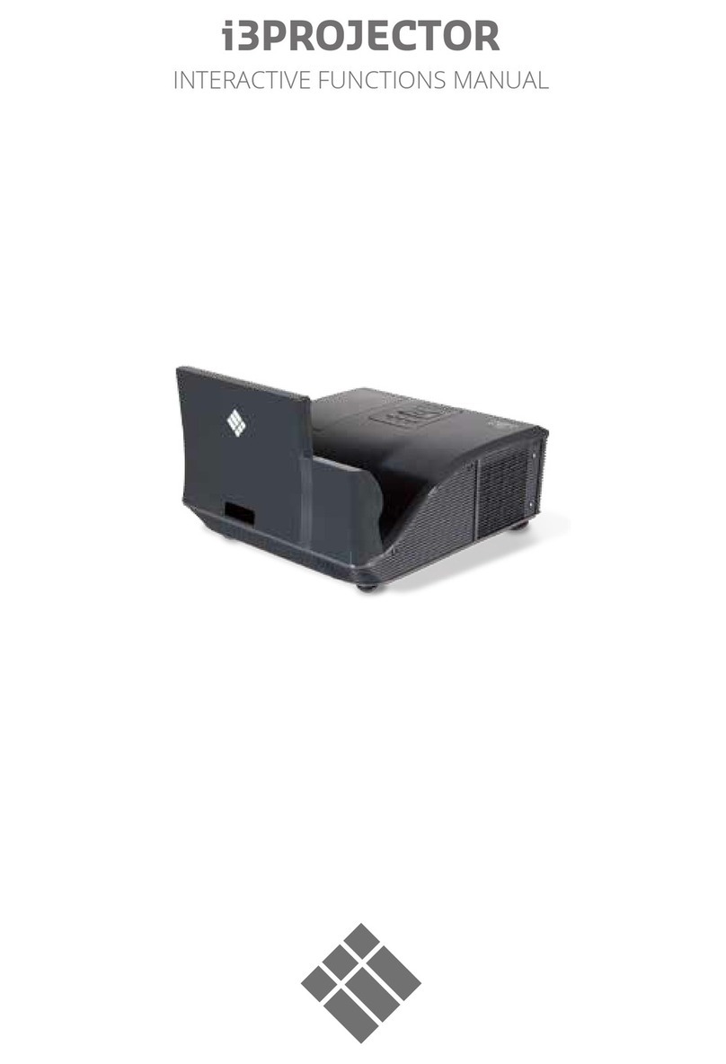 i3 i3PROJECTOR Interactive functions manual