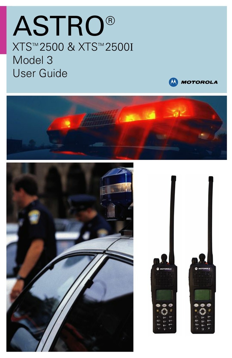 Motorola ASTRO XTS 25003 User manual