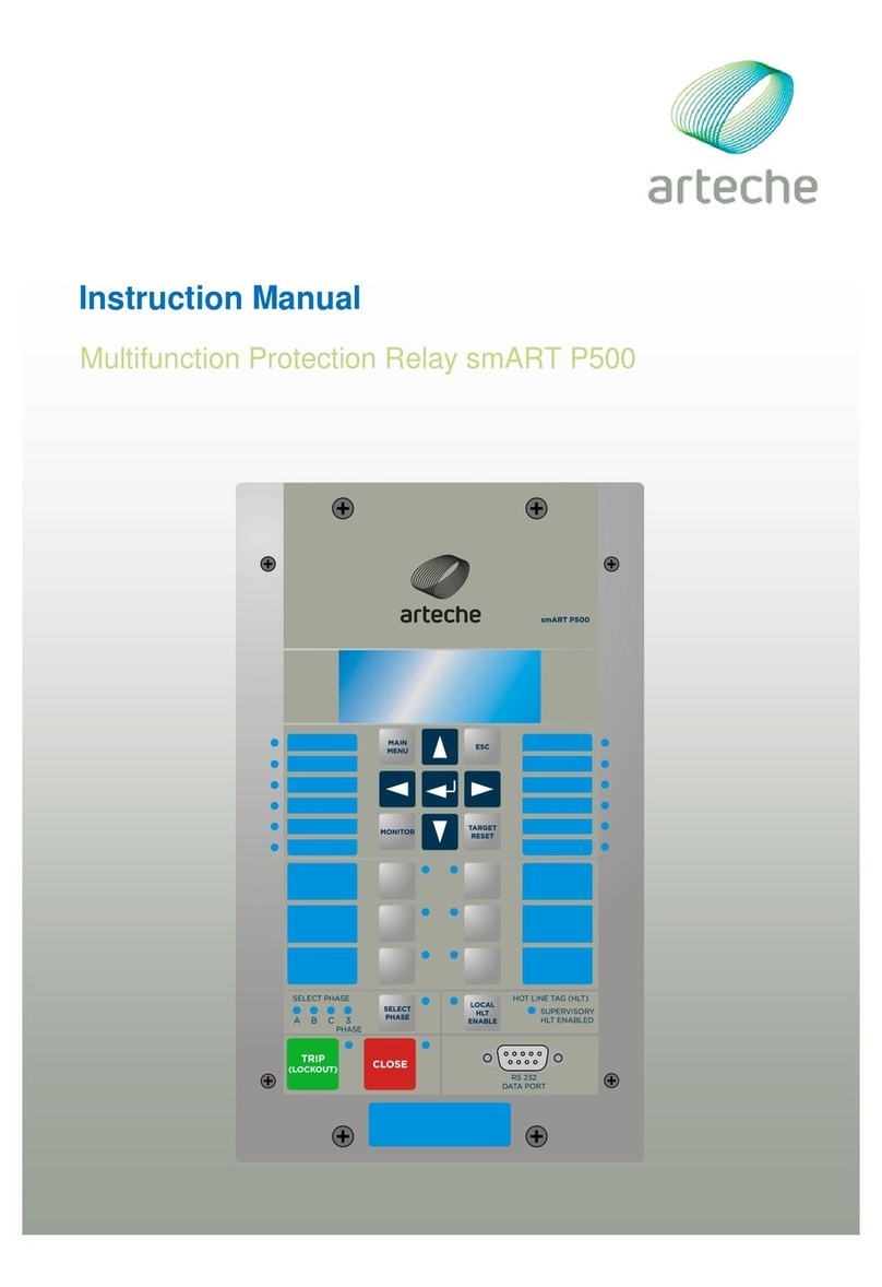 Arteche smART P500 instruction manual