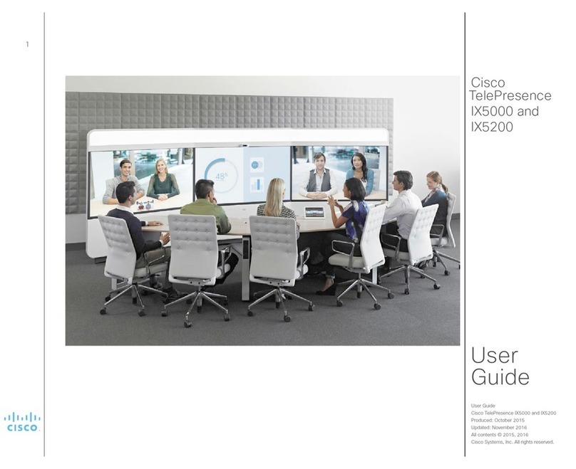 Cisco TelePresence IX5000 User manual