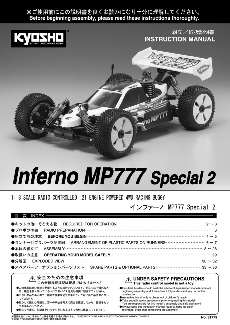 Kyosho INFERNO MP777 SPECIAL 2 instruction manual