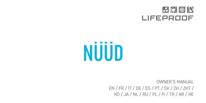 LifeProof Nuud owner's manual