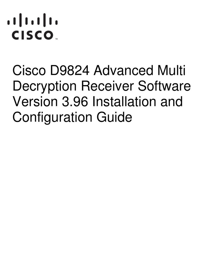 Cisco D9824 Operator's manual