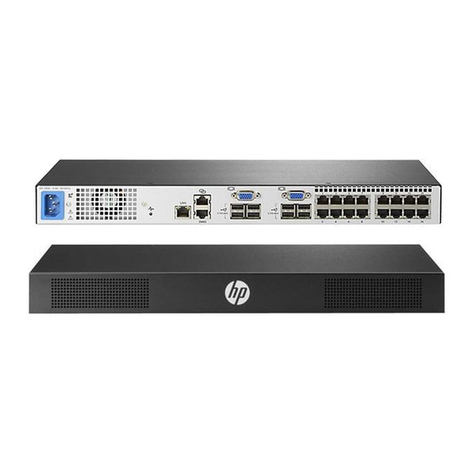 HP G3 KVM User manual