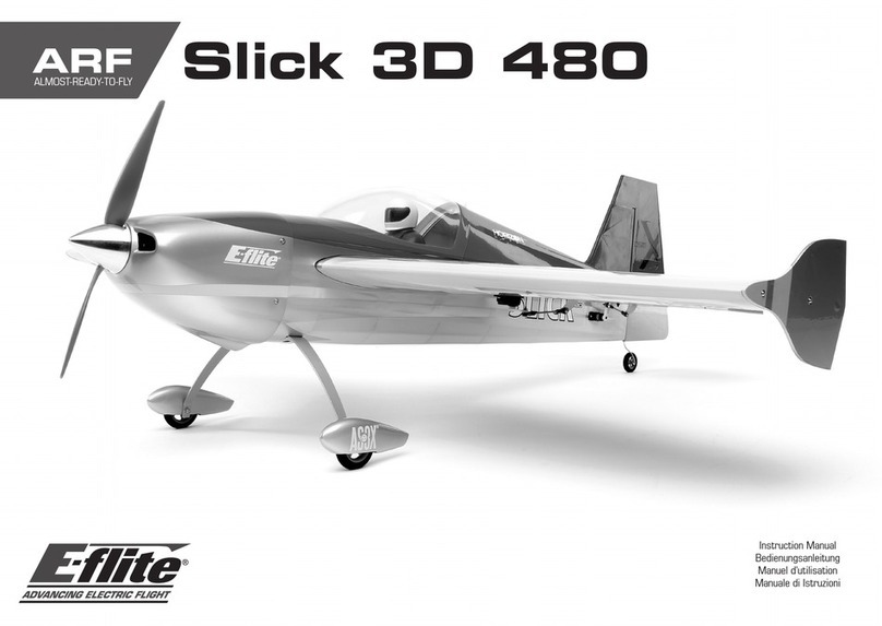 E-FLITE SLICK 3D 480 User manual