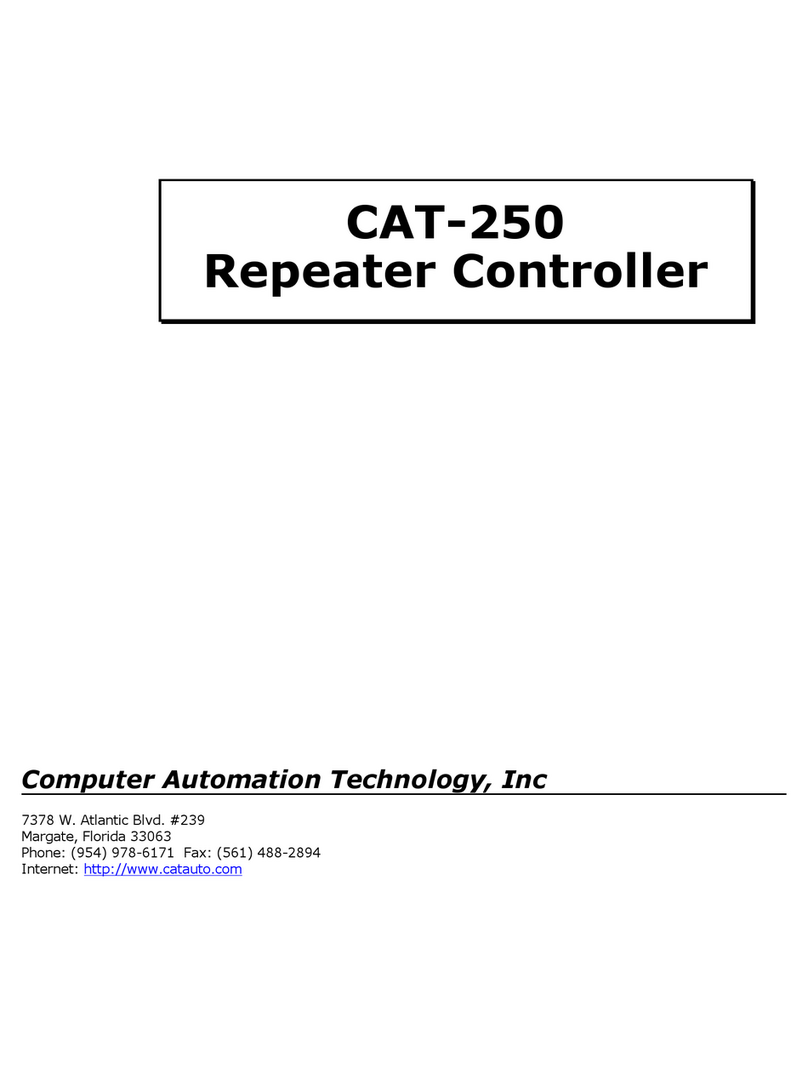 Computer Automation Technology CAT-250 manual