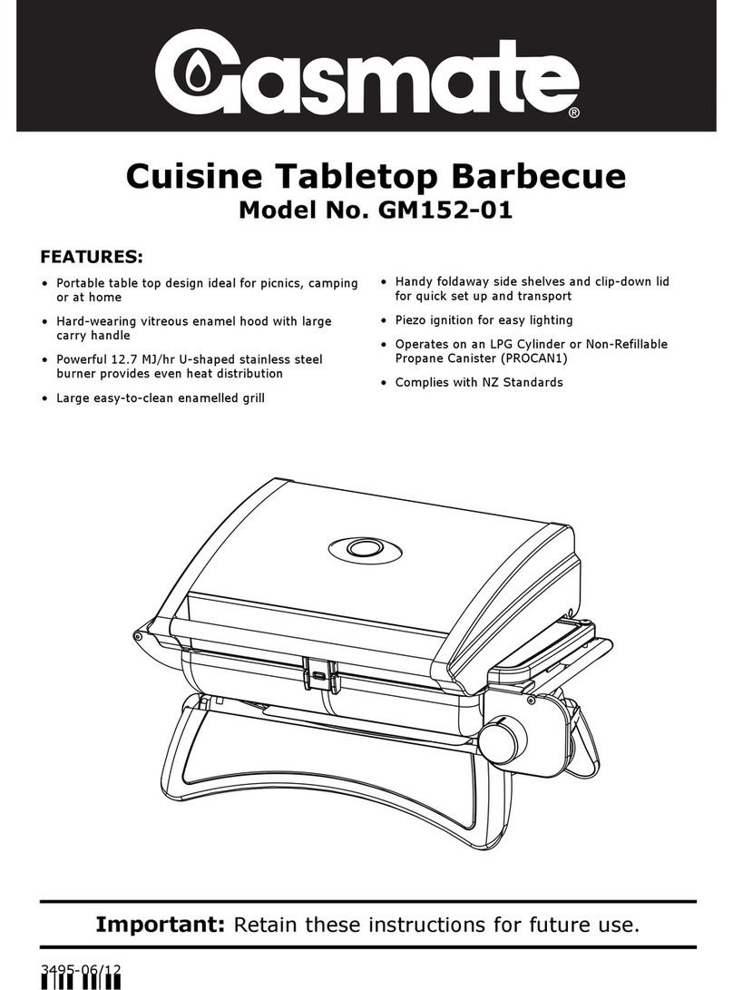 Gasmate GM152-01 User manual