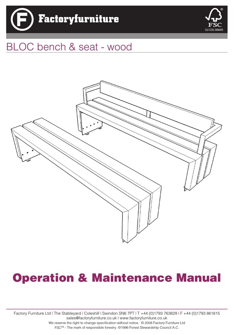 Factoryfurniture BLOC Operating manual