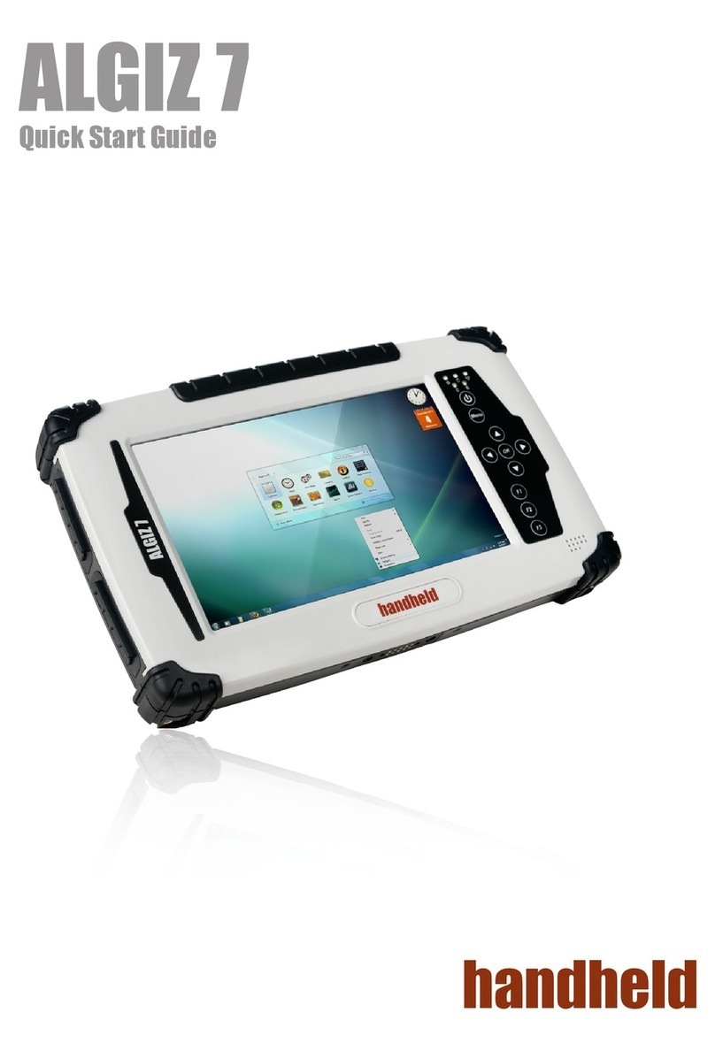 HandHeld ALGIZ 7 User manual