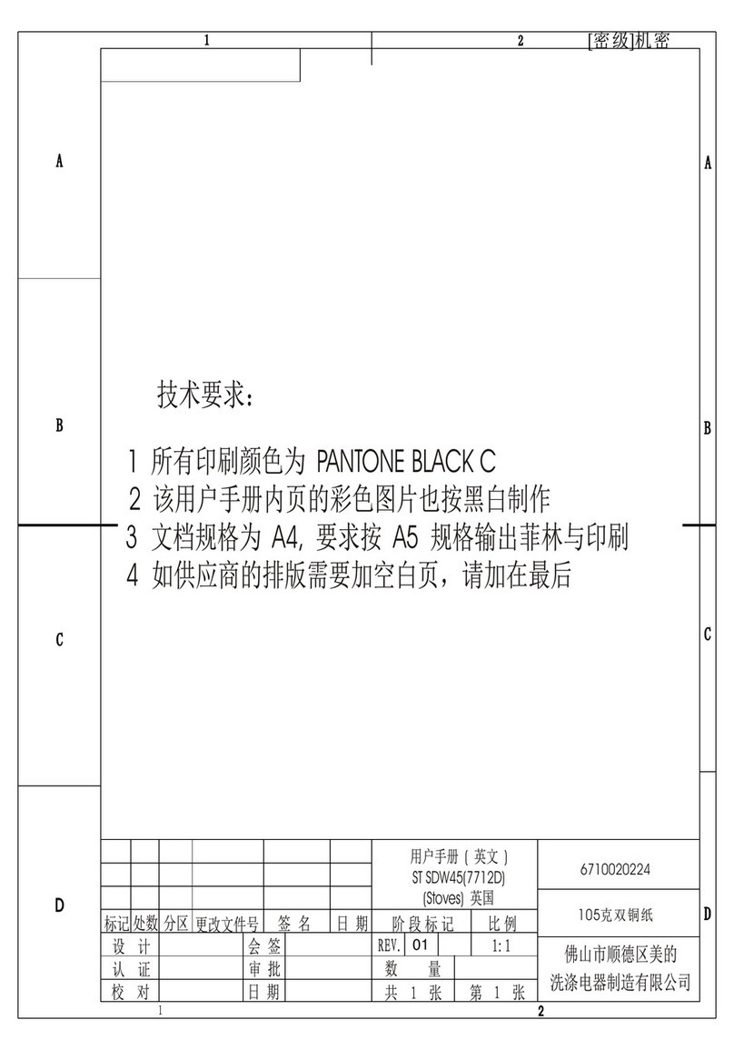 STOVES ST SDW45 instruction manual