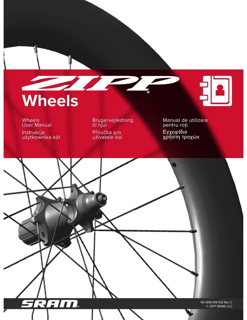 SRAM Zipp Wheels User manual