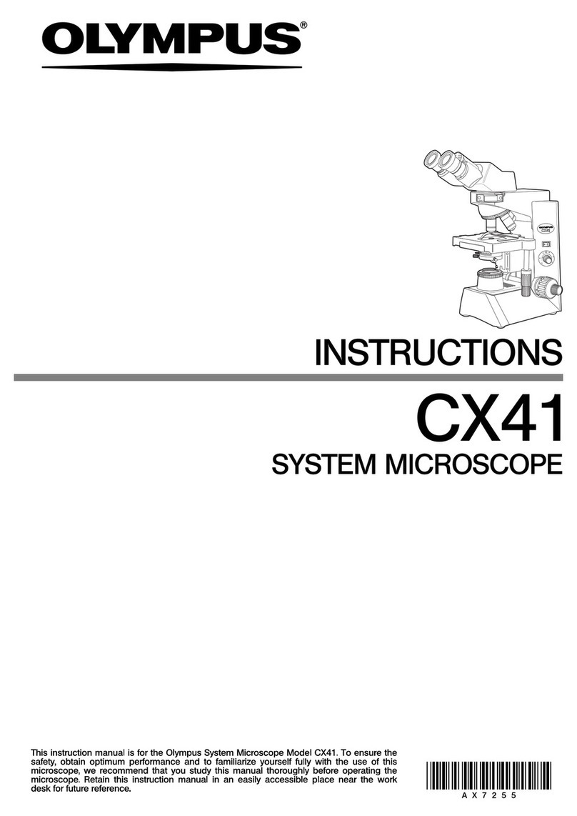 Olympus CX41 Instruction