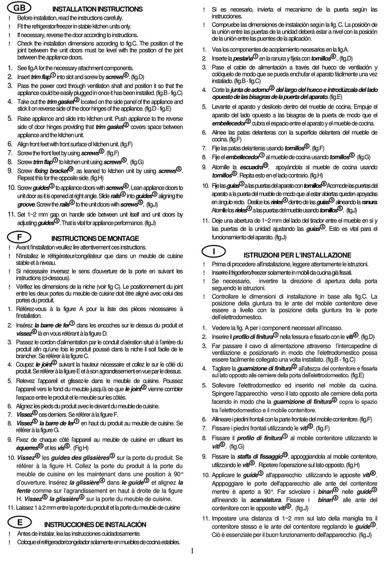 Grepa BGN3200S installation instructions