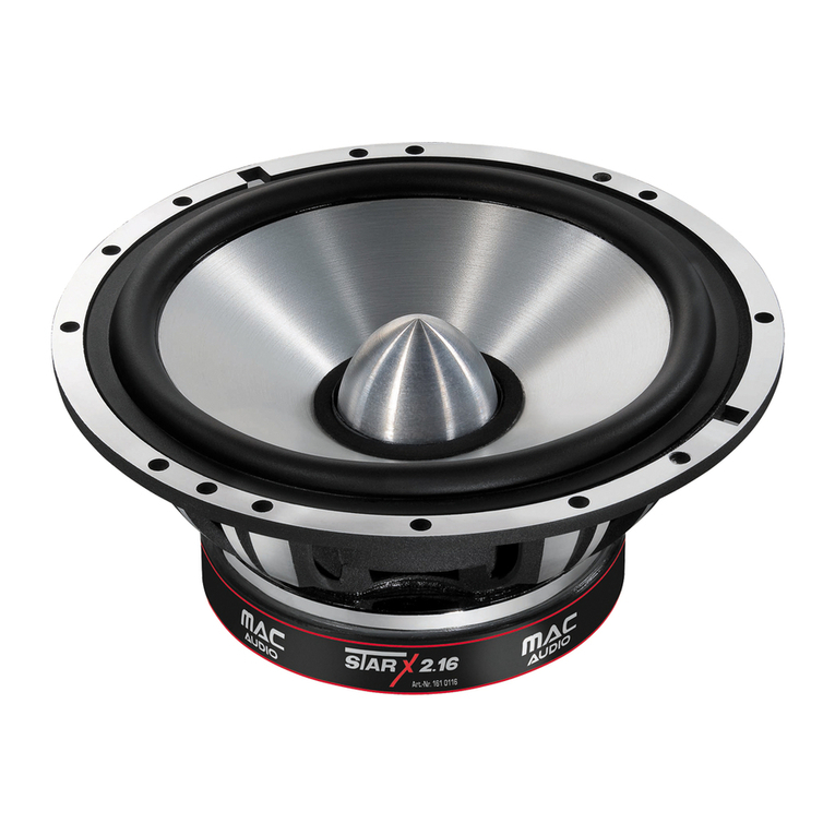 MAC Audio StarX 2.16 owner's manual